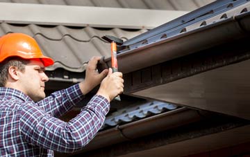 gutter repair Barnardiston, Suffolk